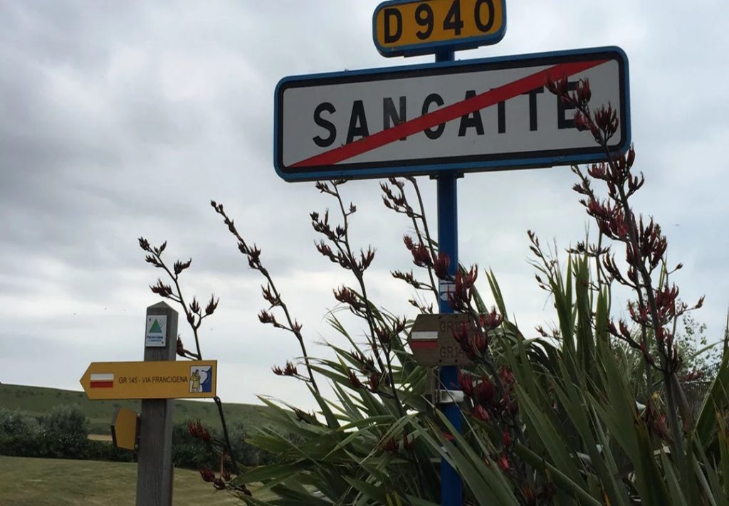 Sangatte, Pas-de-Calais, France, site of camp, 1999-2002. June 2017